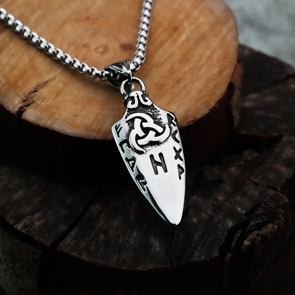 Ожерелье С Подвеской В Виде Буквы Викингов Европейском И Американском Стиле