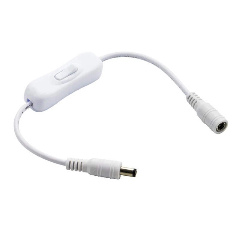 Встроенный выключатель 304 ВКЛ./ВЫКЛ. С женским штекерным кабелем питания 5 5x2 1 мм