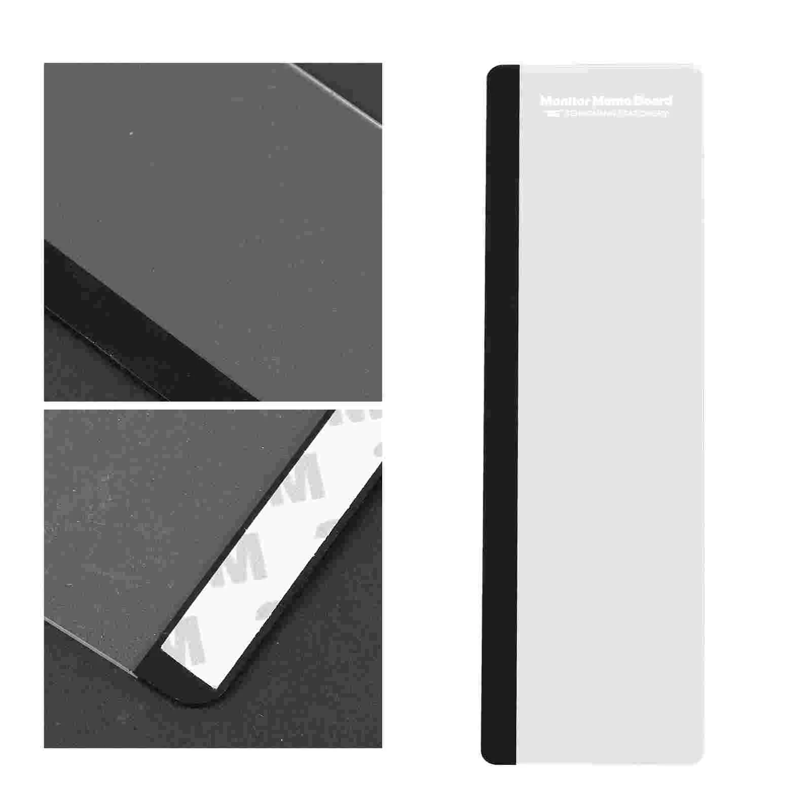 

Memo Board Computer Monitor Message Screen Panel Side Pad Acrylic Cubicle Accessories Transparent Monitors Reminderboardssticky