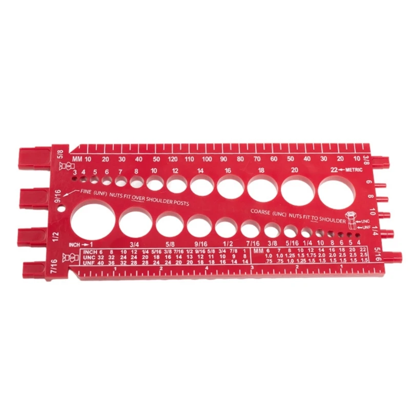 

Nut And Thread Checker Measur Tool Standard Metric Male Female Gauge Tester 85AC