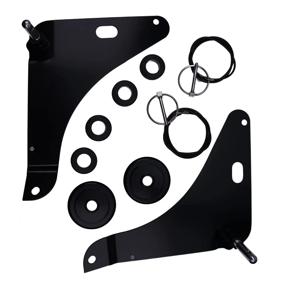 

For Dodge Challenger Hood Pin Kit Black 82214260AC P5155755 Compatible