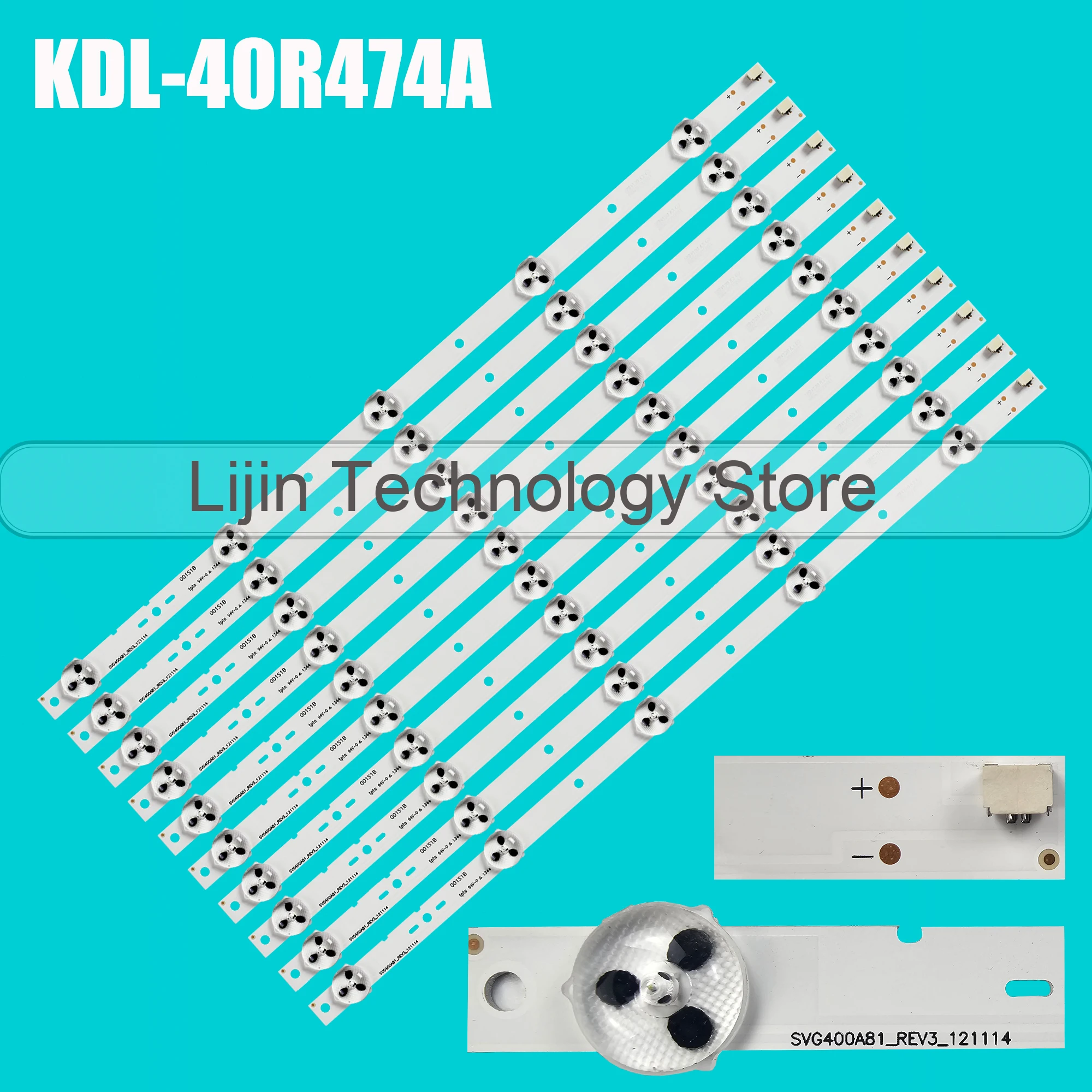 Светодиодная лента подсветки для KDL-40R455A KLV-40R479A KDL-40R474A S400DH1-3 SUG400A81 SVG400A81_REV3_ 121114