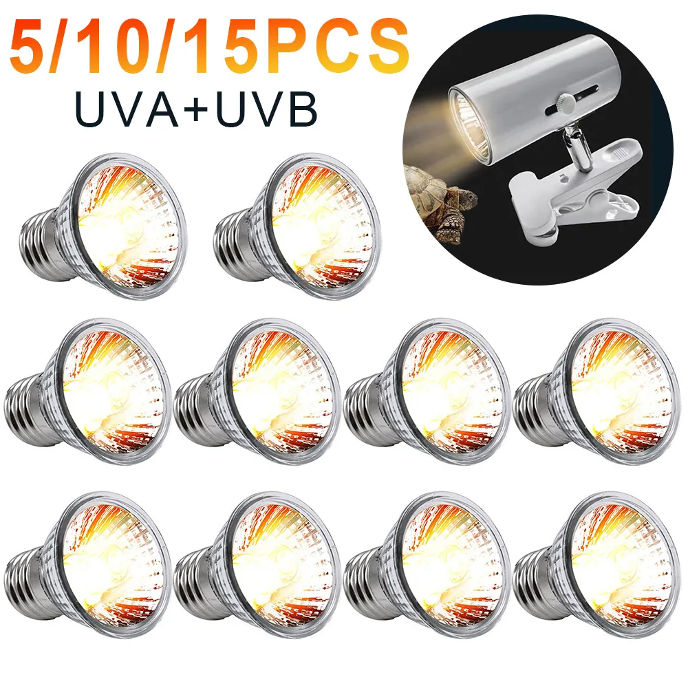 

Ящерицы, черепахи, лампы для лампочек, лампы для рептилий, спектр 5-15 шт., лампы для обогрева, солнцезащитные лампы, амфибии