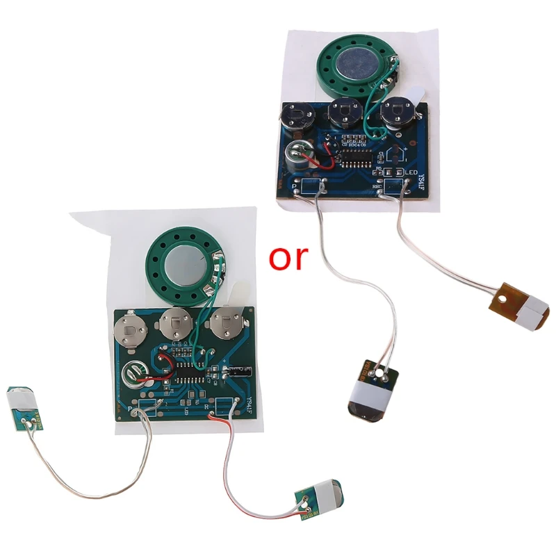 

30S Double Button Voice Music Recordable Recorder Board for Greeting Card DIY