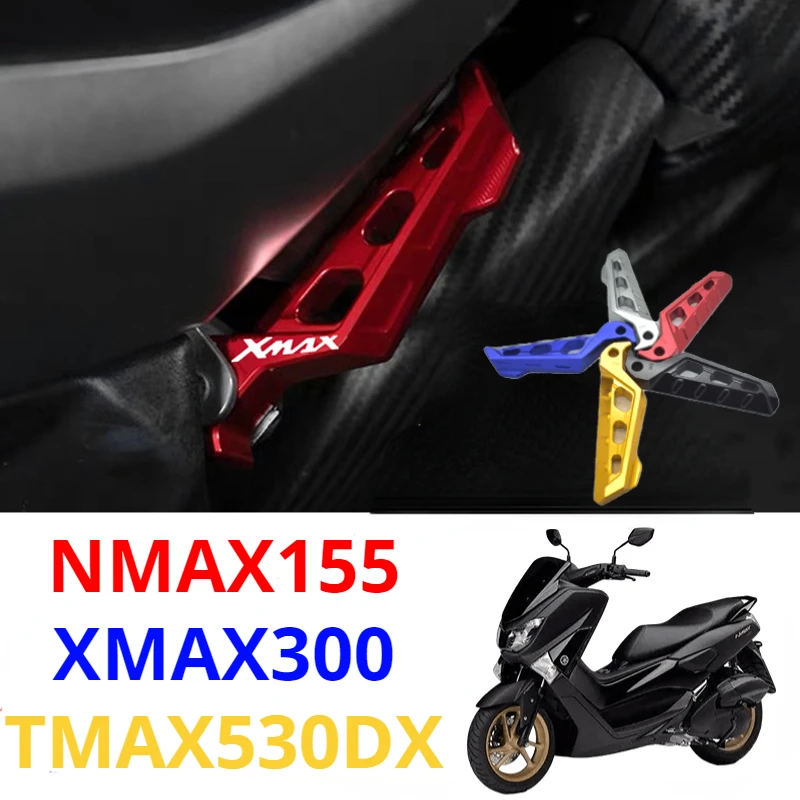 

Motorcycle Rear Pedal Parts, Non-slip Rotary Pedal for Yamaha AEROX155, NVX155, XMAX300, TMAX 530, 2PCS