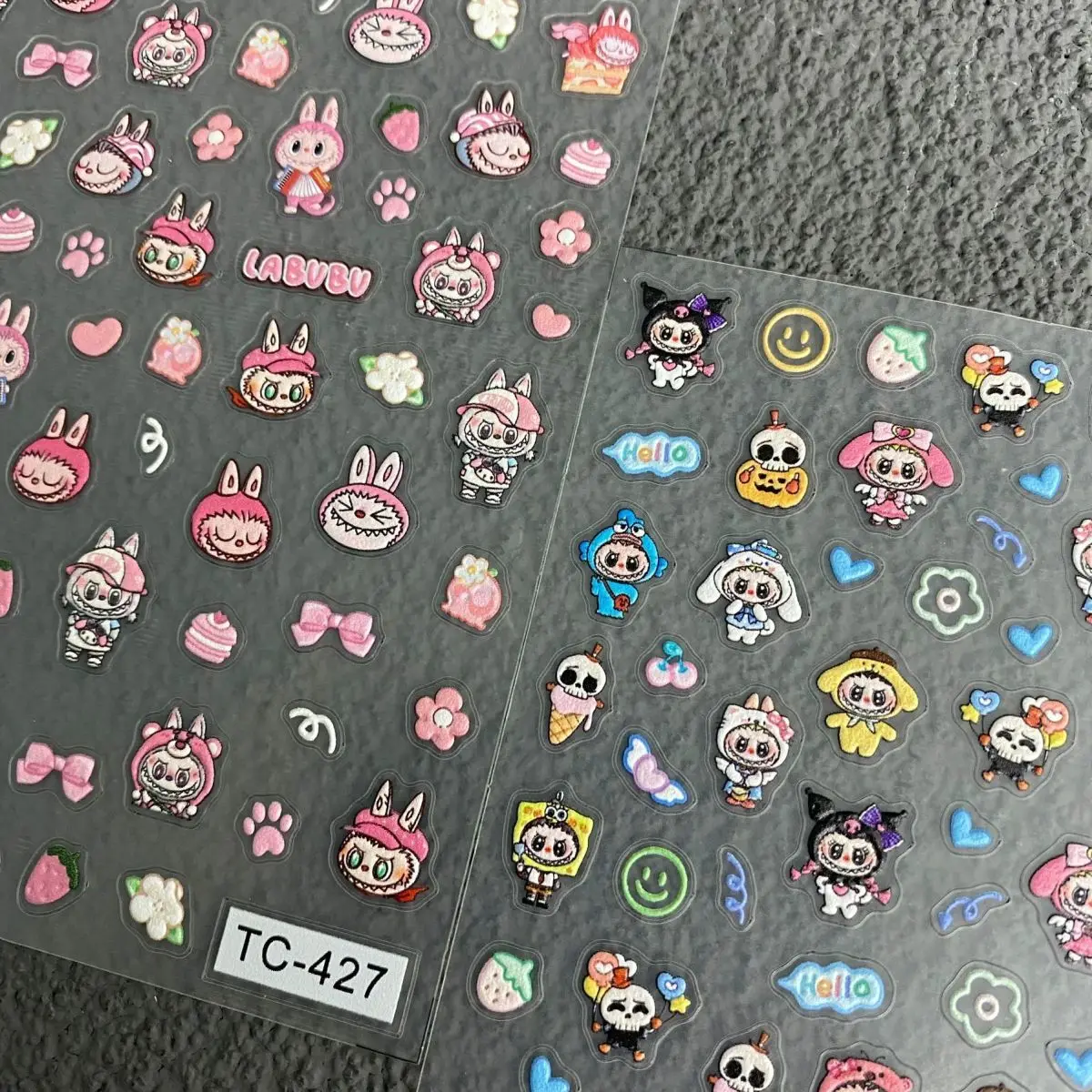 3D наклейки для ногтей и декорирования MINISO