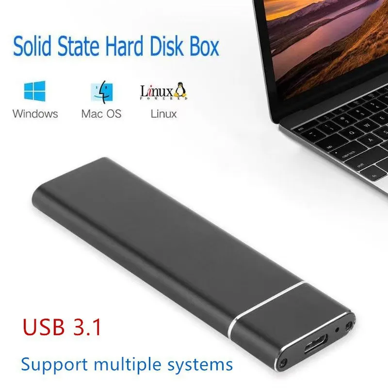 Новый внешний SSD-накопитель 16 ТБ твердотельный накопитель 1 500 Гб USB 3 SSD Typc-C