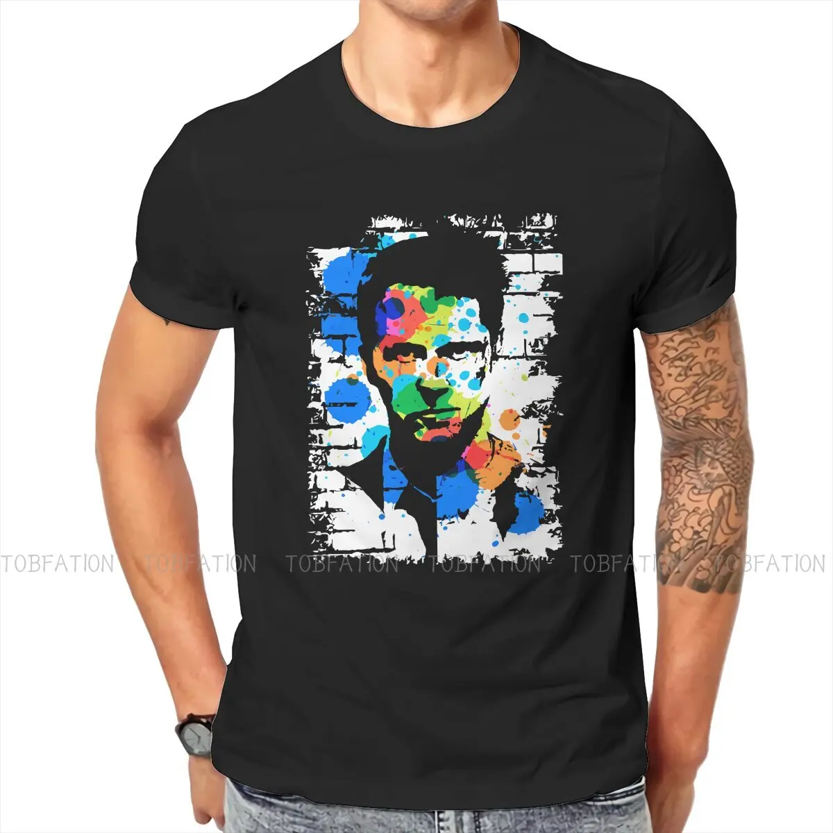 

Durden Colors TShirt For Men Fight Club The Narrator Film Clothing Novelty T Shirt Comfortable Print Fluffy