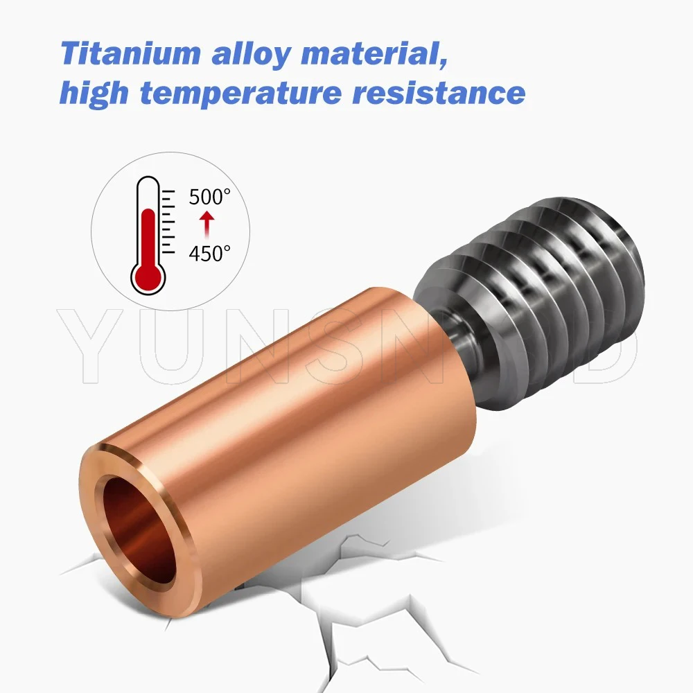 Горло из титанового сплава для Flying Bear Ghost 5/6 цельнометаллическое горло Hetend Heatbreak