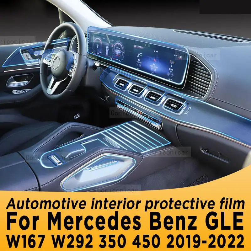 

Для Mercedes Benz GLE W167 W292 2019-2022 панельная коробка передач навигация автомобильный внутренний экран защитная пленка против царапин