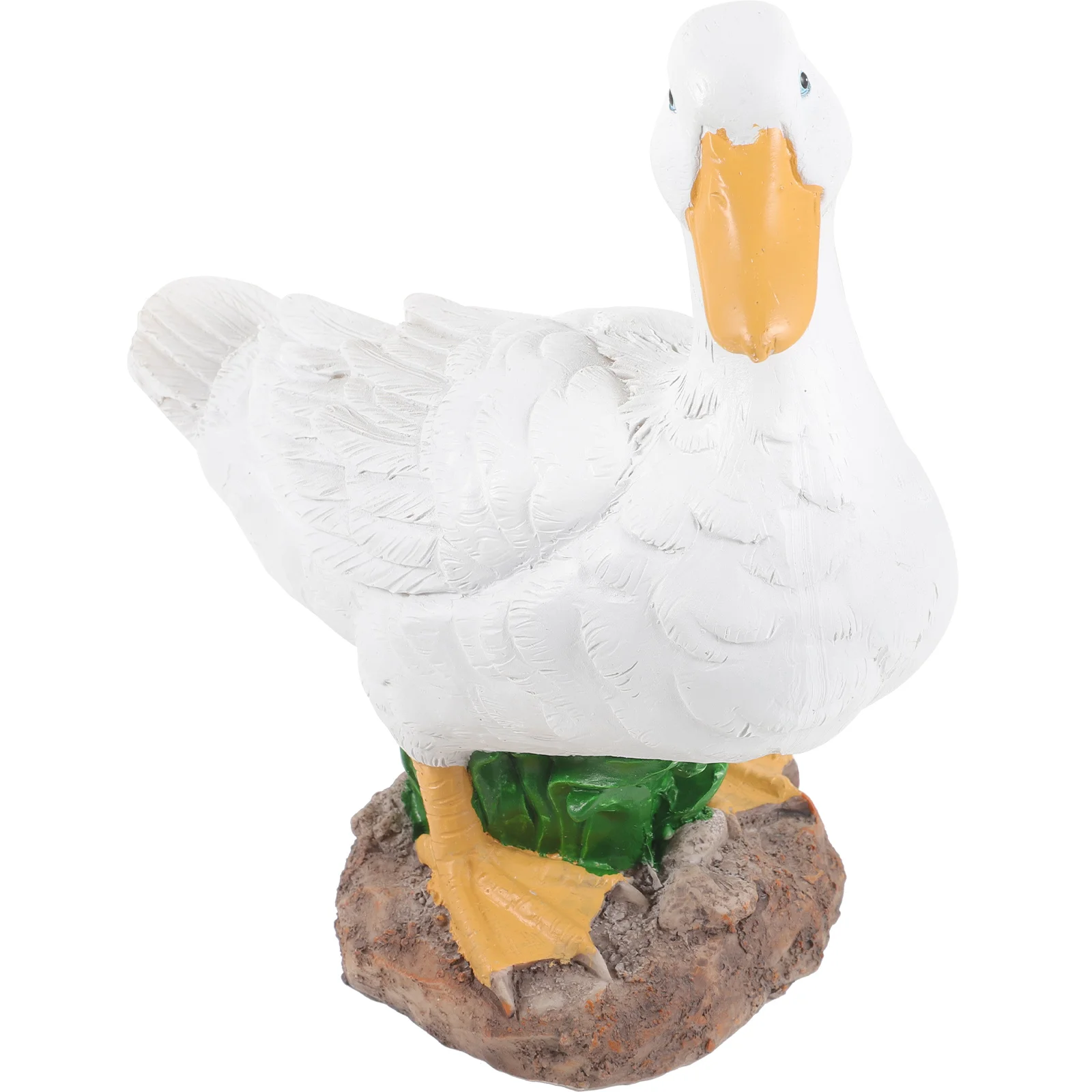 

Decor Garden Pond Duck Ornament Statue Small Simulation Simulated Realistic Model Resin