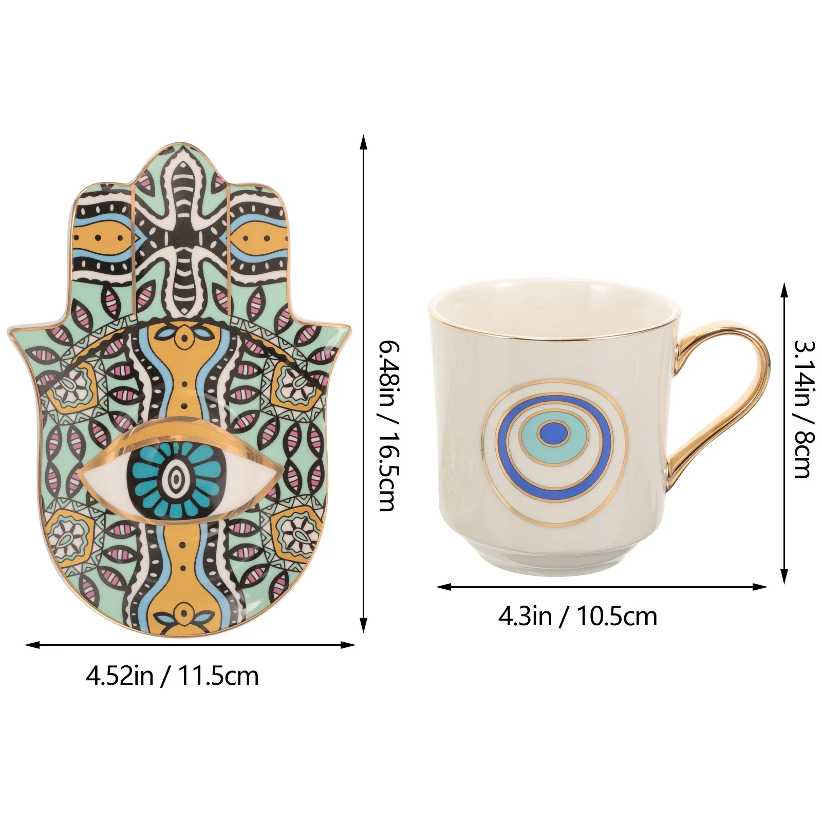 Рисунок 2 - 1 комплект керамических кофейных кружек