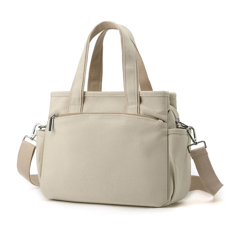 Женская холщовая сумка-тоут через плечо