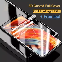 soft full cover for xiaomi mi mix 2 2s 3 hydrogel film phone screen protector for xiaomi mi max 2 3 protective film not glass