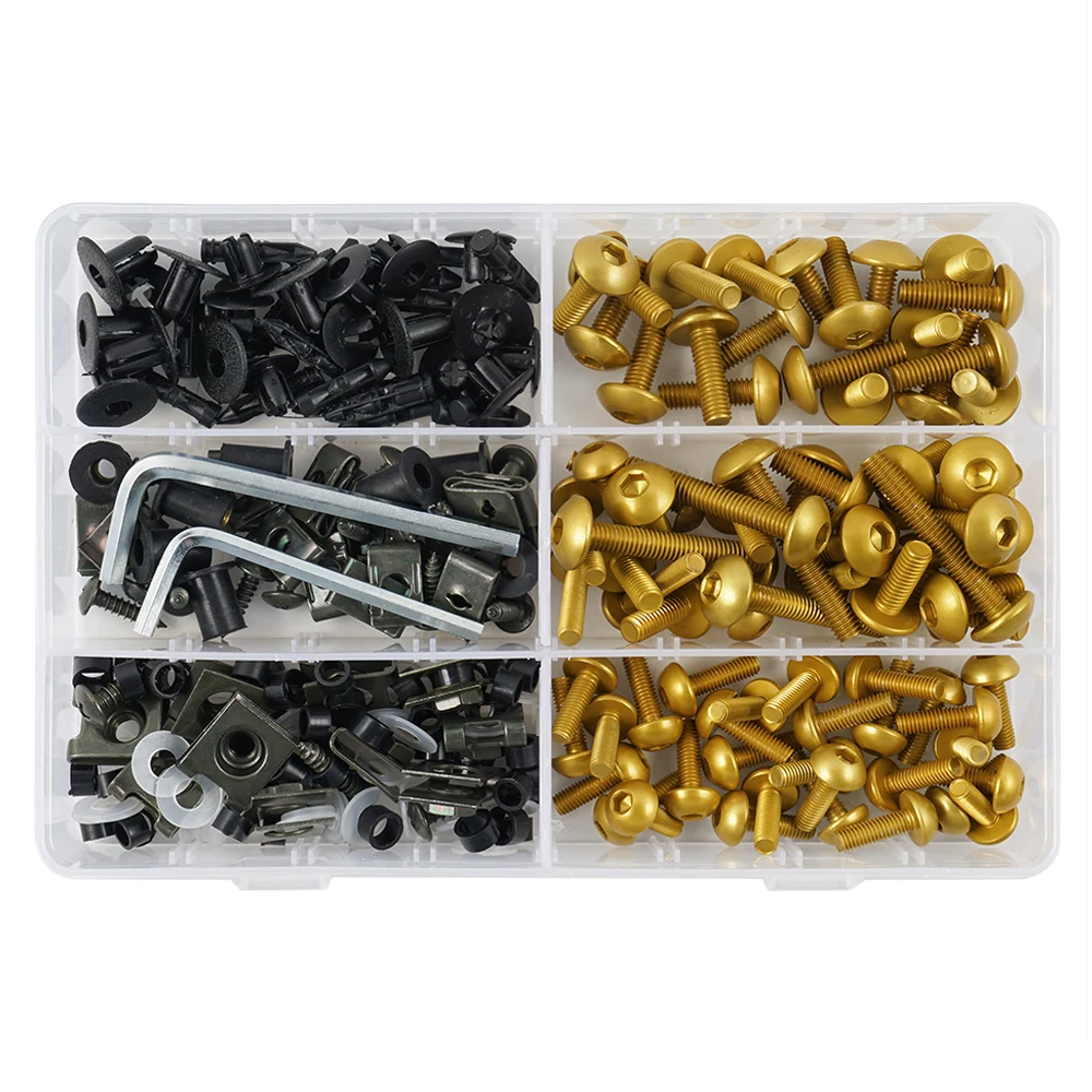 

253 шт. комплект болтов обтекателя, крепежные зажимы, винт для Suzuki GSXR150 600 750 1000 1000R 1100 Katana 600 GSX600F Katana 750 GSX750F