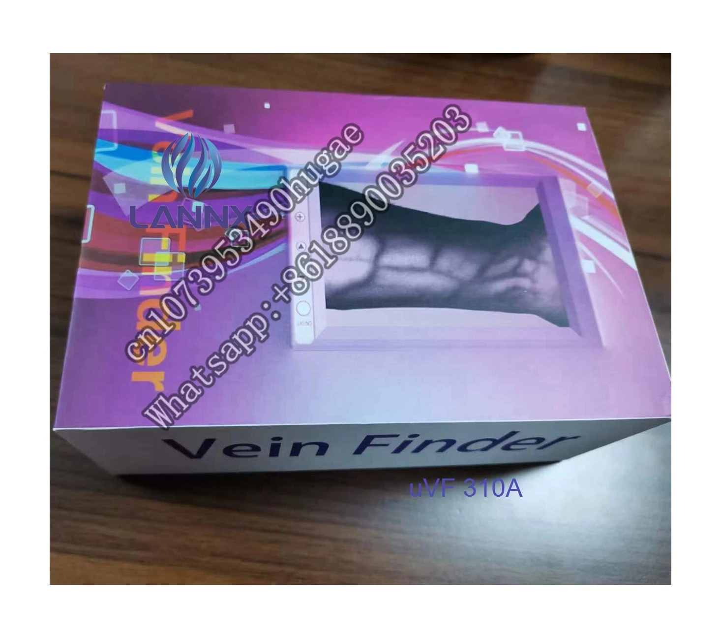 

LANNX uVF 310A Advanced vein transilluminator handheld vein detector high flexibility vein finder machine portable for clinic