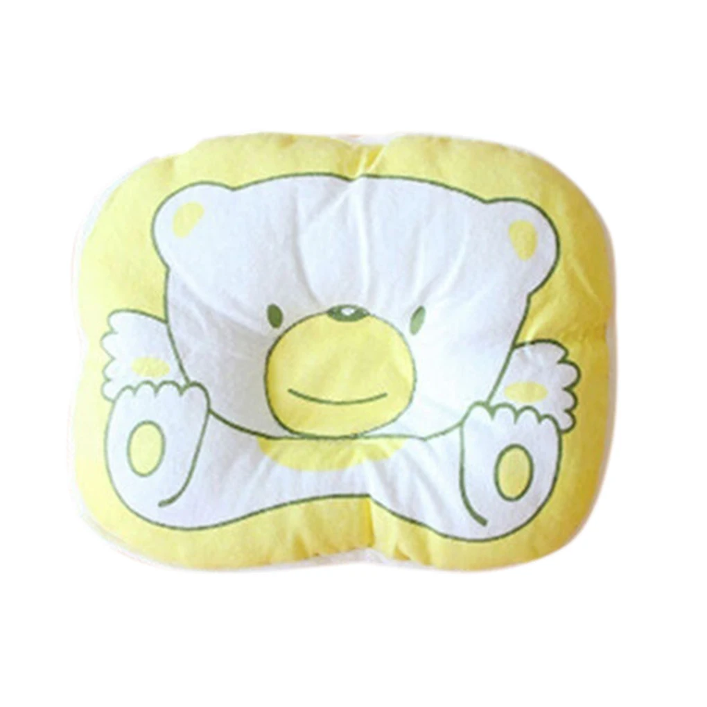 

Cartton Bear Soft Infant Newborn Baby Toddler Cotton Pillow Support Cushion Pad Side Sleeping Anti Roll