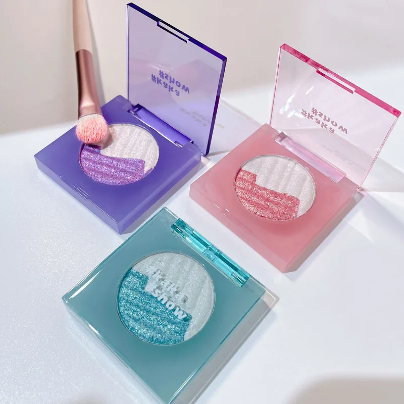 

Kakashow Aurora Double Color Chameleon Highlighter Palette