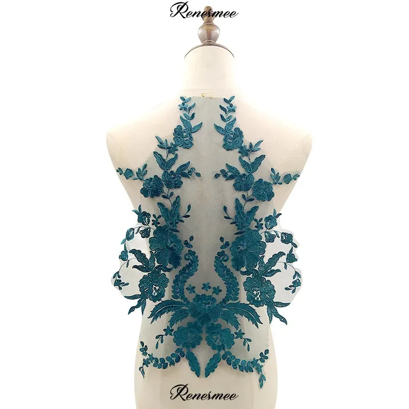 Сетчатый вышитый воротник из полиэстера