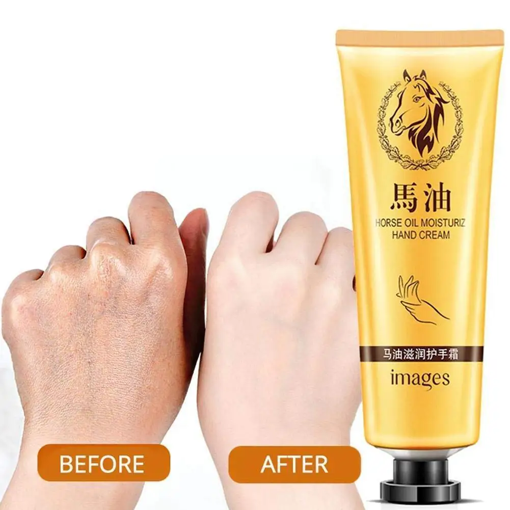 

30g Horse Oil Repair Hand Cream Moisturizing AntiAging Cares Cream Skincare Winter Skin Supplies Whitening Hand Nouris