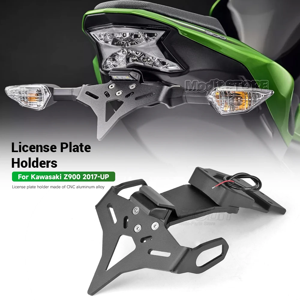 Для Kawasaki Z900 Z 900 z900 2021 2022 2023 2024 мотоциклетный светодиодный держатель заднего
