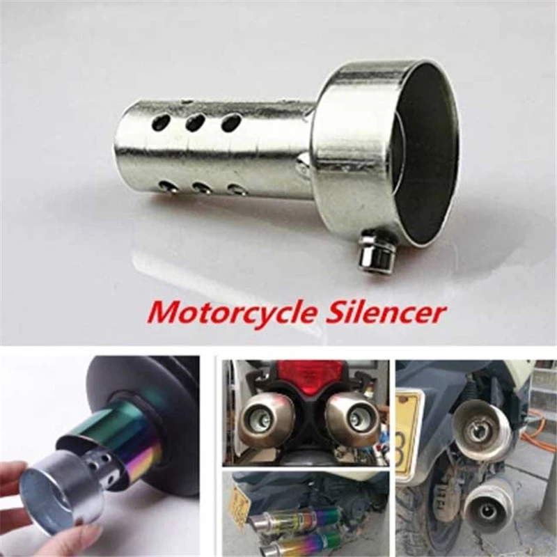 

Motorcycle Silencer Noise Sound Eliminator Exhaust Pipe Adjustable Muffler Silencer 35mm/42mm/45mm/48mm/60mm