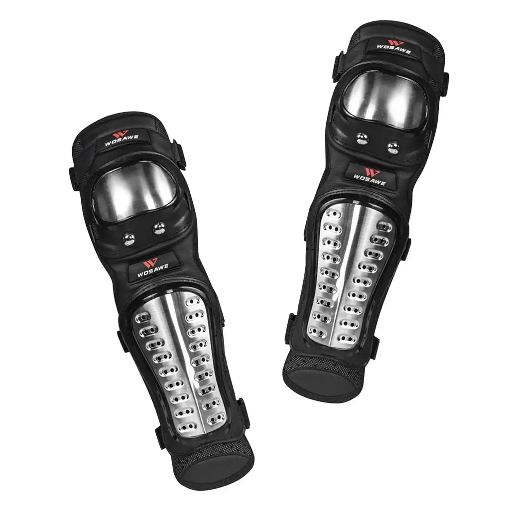 

2 Pcs Motorcycle Armor Protective Gear Knee Pads Racing Crashproof Guard