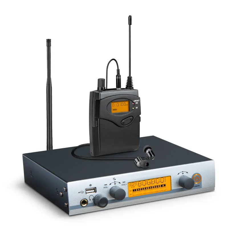 

High Quality Metal Panel Wireless In Ear Monitor System For Stage