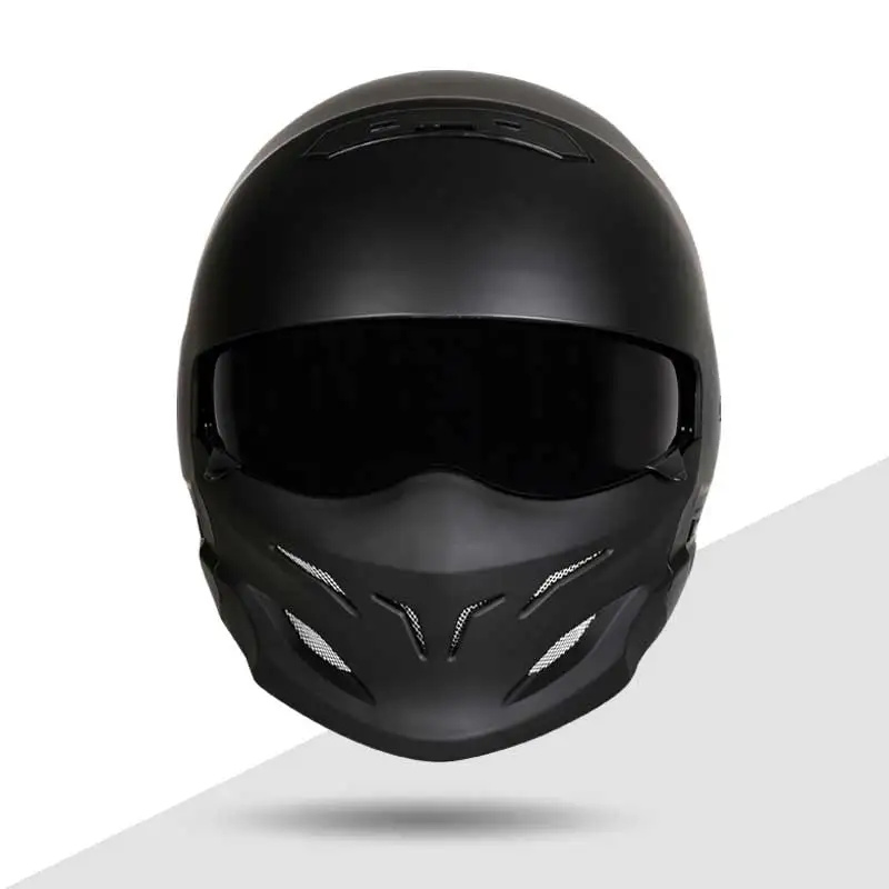 KEAZ винтажные мотоциклетные шлемы на все лицо для взрослых мужчин внутренний