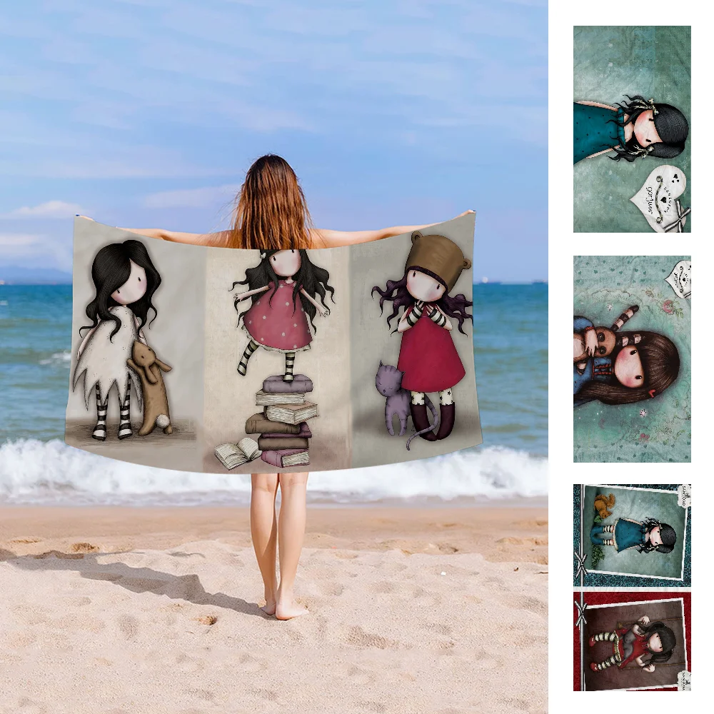 Полотенце из микрофибры для пляжа и йоги быстросохнущее