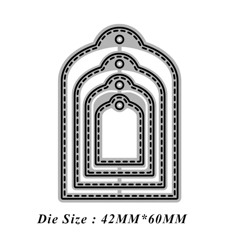 Вложенные многослойные геометрические штампы для резки металла
