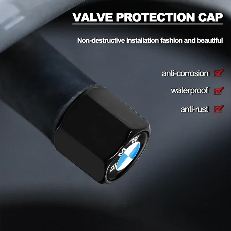 Колпачки системы клапанов автомобильных колес с брелоком для ключей BMW E46 E39 E90 E60