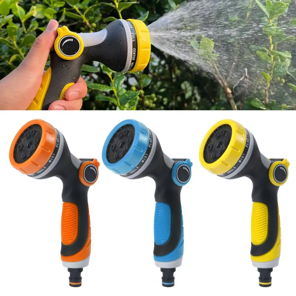 

Water Hose Nozzle Sprayer Thumb Control 10 Modes Heavy Duty Washing Garden Watering Hose Spray Nozzle Yard Supply