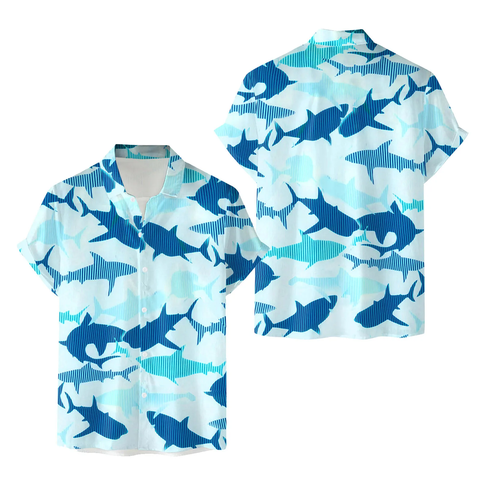 

Men Short Sleeve Spring Summer Casual Printed Shirts Fashion Top Blouse Shirts Men S Long Sleeve Shirts