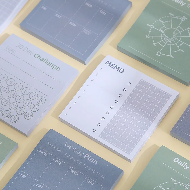 Ретро план заметки бумажные Мультяшные