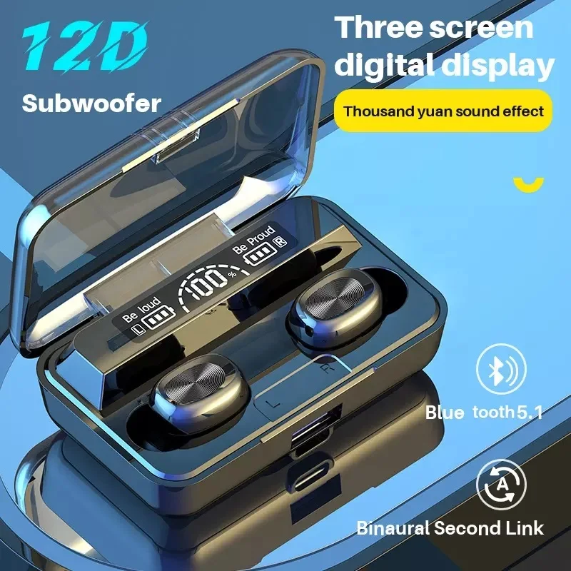 

Tws-стереонаушники с микрофоном и поддержкой Bluetooth 5,1