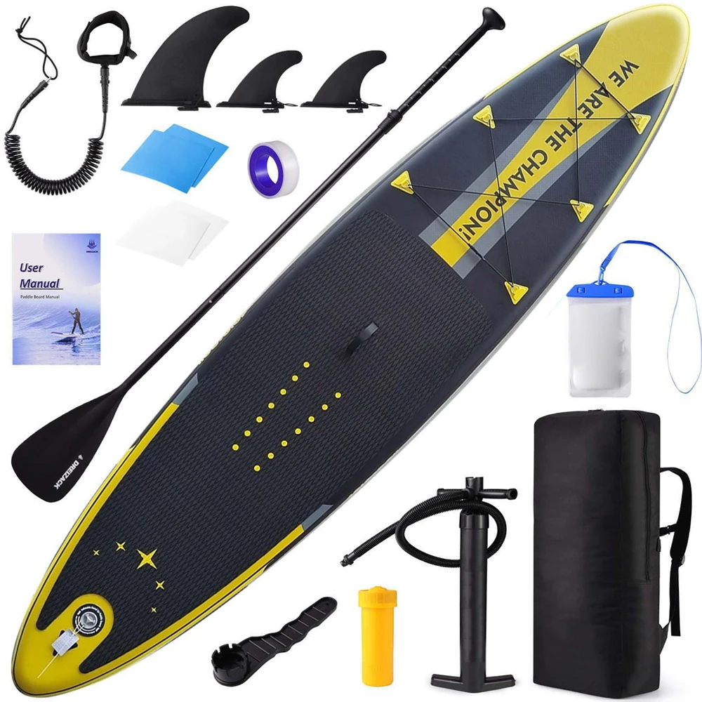 

Water Sports Inflatable Stand Up Surfboard Seaside Beach Water-skiing Surfboard Pulp Board Thicken PVC Surfing Paddle Board