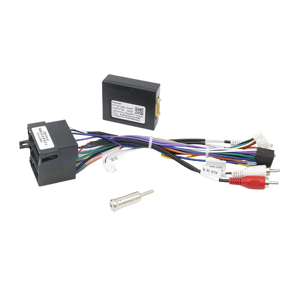 

Декодер Canbus Box, 16-контактный автомобильный жгут проводов Android для Fiat Doblo Punto Uno 500 Lancia Delta, кабельный адаптер ISO