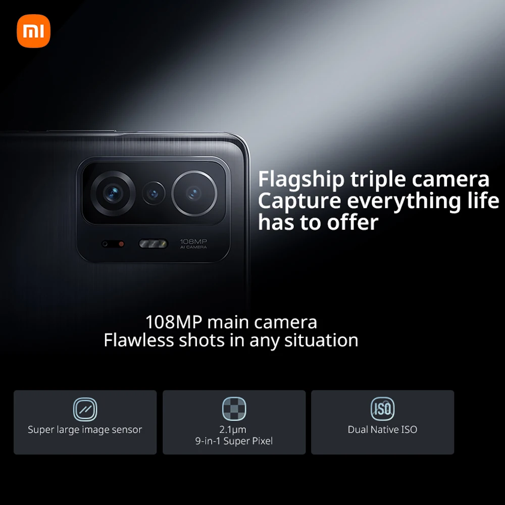 Ceny Globalna Wersja Xiaomi Mi 11T Pro Smartphone 256G Flagowy Snapdragon 888 Octa Core 108MP Kamera 120Hz AMOLED 120W HyperCharge