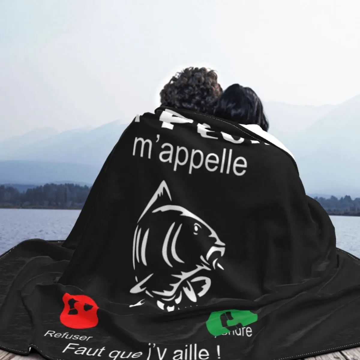 Персонализация La Peche Mappelle Fete Cadeau Anniversaire Vacance T052 мужское дизайнерское женское