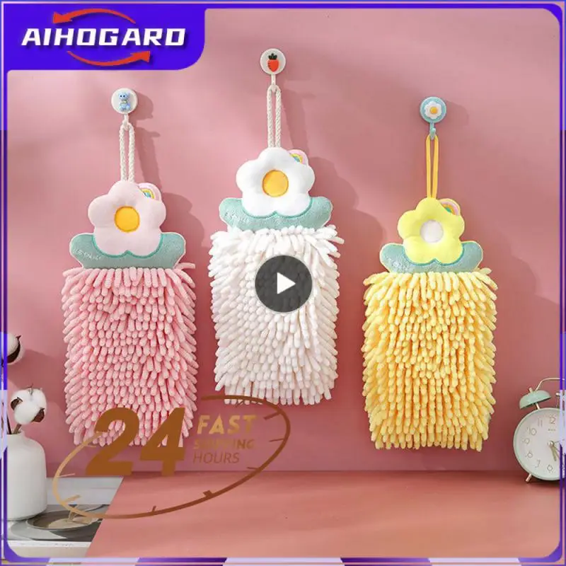 Настенное полотенце для рук супер впитывающая быстросохнущая ткань из синели