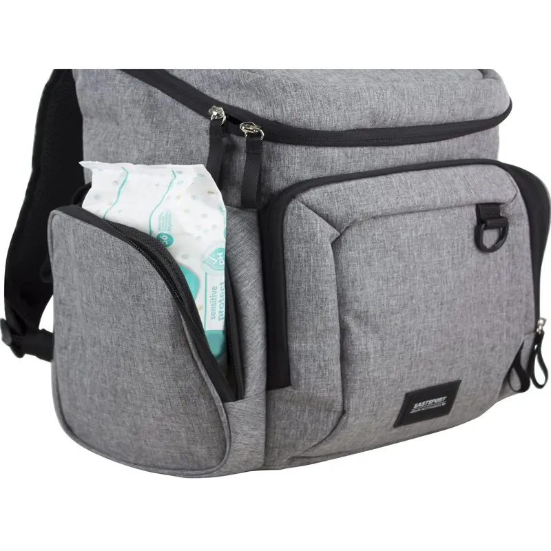 Wooster St. Backpack Diaper Bag with Adjustable Shoulder Straps, Bonus Changing Pad, Stroller Straps and Insulated Zipper Pocket