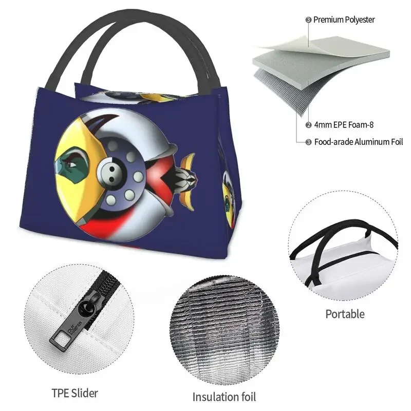 НЛО робот Goldrake изолированные сумки для обеда женские герметичные Grendizer аниме