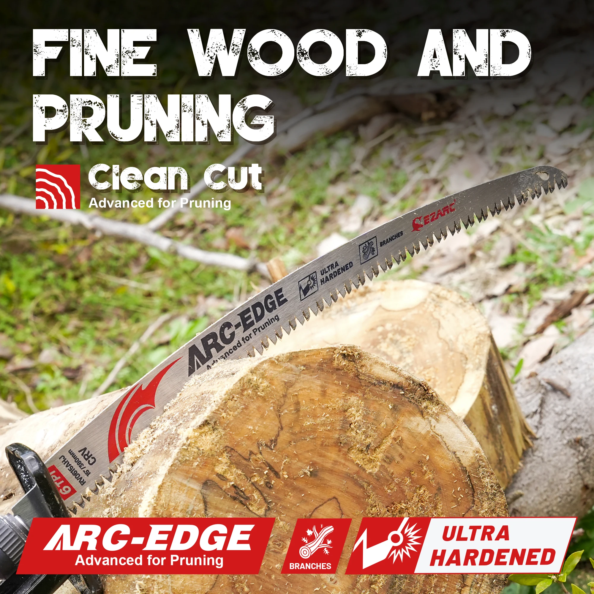 EZARC 10 шт. лезвия для сабельных пил с японскими зубьями 15-дюймовые резки древесины