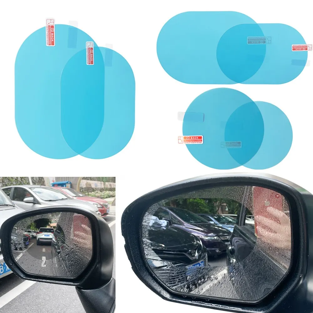 1Pair Car Rearview Mirror Rain Eyebrow Visor Carbon Fiber Sticker Side Snow  Sun Visor Rain Guard Cover Tuning Car Accessories - AliExpress