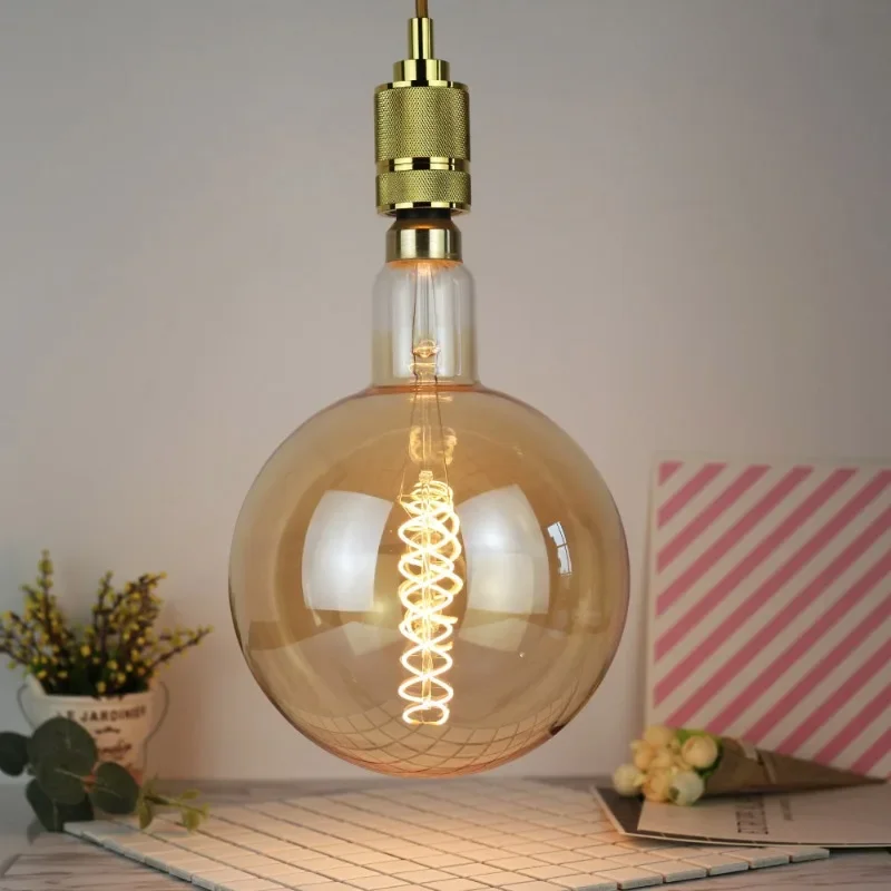 

Large Size Bulb Big Decorative Led Bulb 200mm Diameter Edison Bulb E27 G200 6W 220V Super Warm Home Decoration