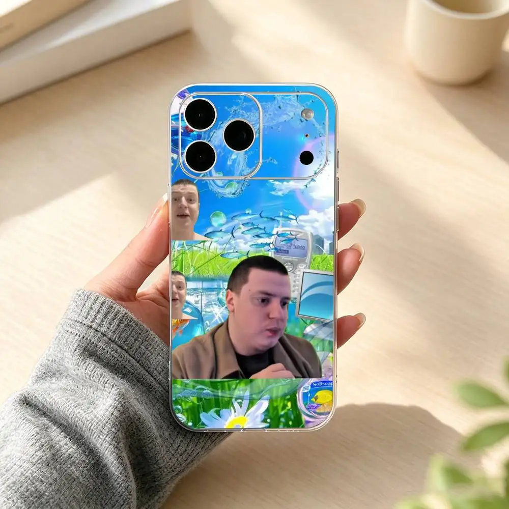 Фото Чехол для телефона Trash Streamer Mellstroy, прозрачный силиконовый, мягкий, для iPhone 17 16 15 14 13 12 11 Mini Pro Max Plus №3