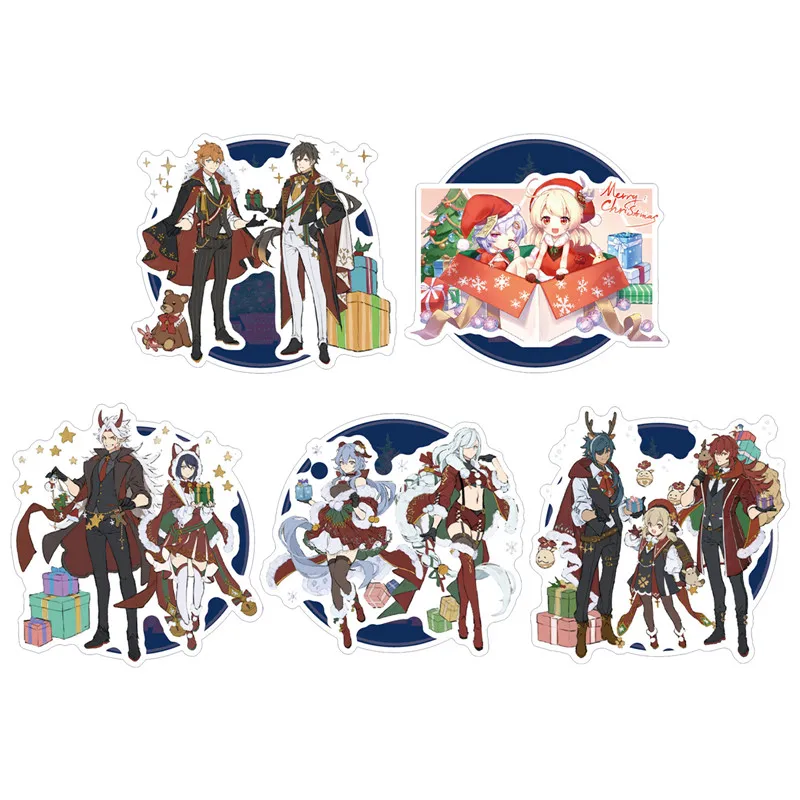 

15 см аниме Genshin ударопрочная фигурка Zhongli разбавленный Klee Keqing акриловая модель на подставке Plate настольное украшение стоячий знак для фанато...