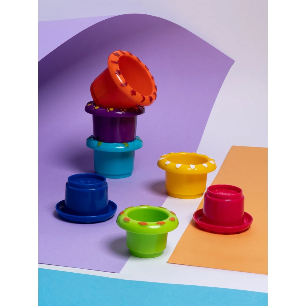 Pyramid funny Cup little hero for children | Игрушки и хобби