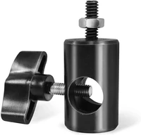 durable universal metal speedlite thread adapter screw light stand bracket with screw mount swivel adapter
